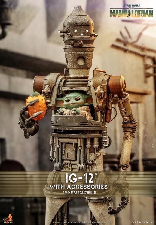 Hot Toys Star Wars The Mandalorian: 1:6 IG 12 WITH ACCESSORIES (DELUXE EDITION)