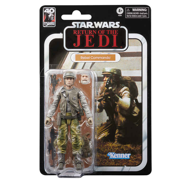**DAMAGED BOX ONLY** Star Wars The Black Series 6" Rebel Trooper Endor (40th Anniversary ROTJ)