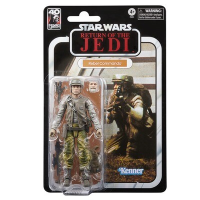 Star Wars The Black Series 6" Rebel Trooper Endor (40th Anniversary ROTJ)