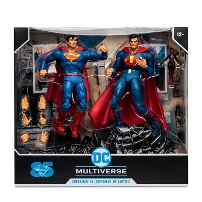 McFarlane Toys DC Multiverse Superman vs Superman of Earth-3 with Atomica Figure Two-Pack