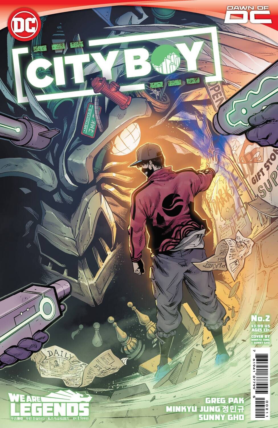 CITY BOY #2 (OF 6) CVR A MINKYU JUNG
DC COMICS
(28th June 2023)