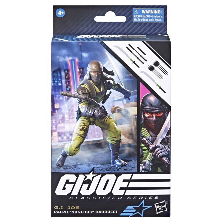 GI JOE Classified Series 6" Ralph "Nunchuk" Badducci Action Figure