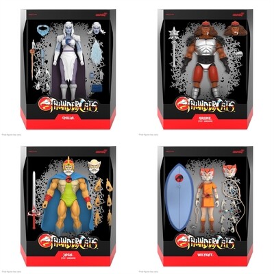 **PRE ORDER** Super7 - Thundercats Wave 9 Ultimates SET OF 4 ACTION FIGURES