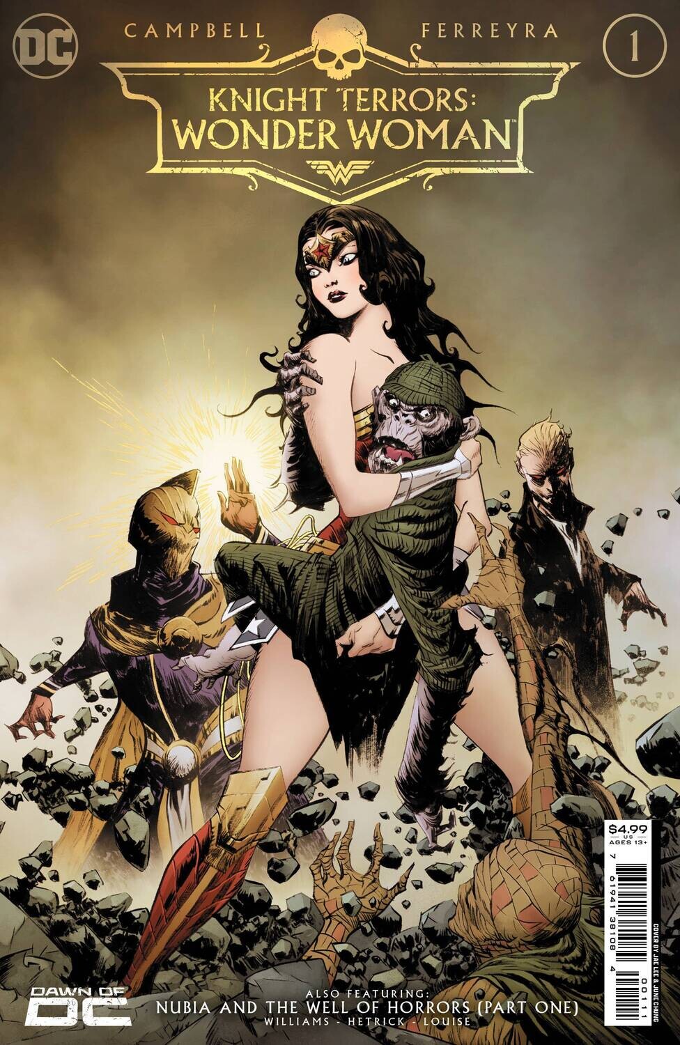 KNIGHT TERRORS WONDER WOMAN #1 (OF 2) CVR A JAE LEE
DC COMICS
(19th July 2023)