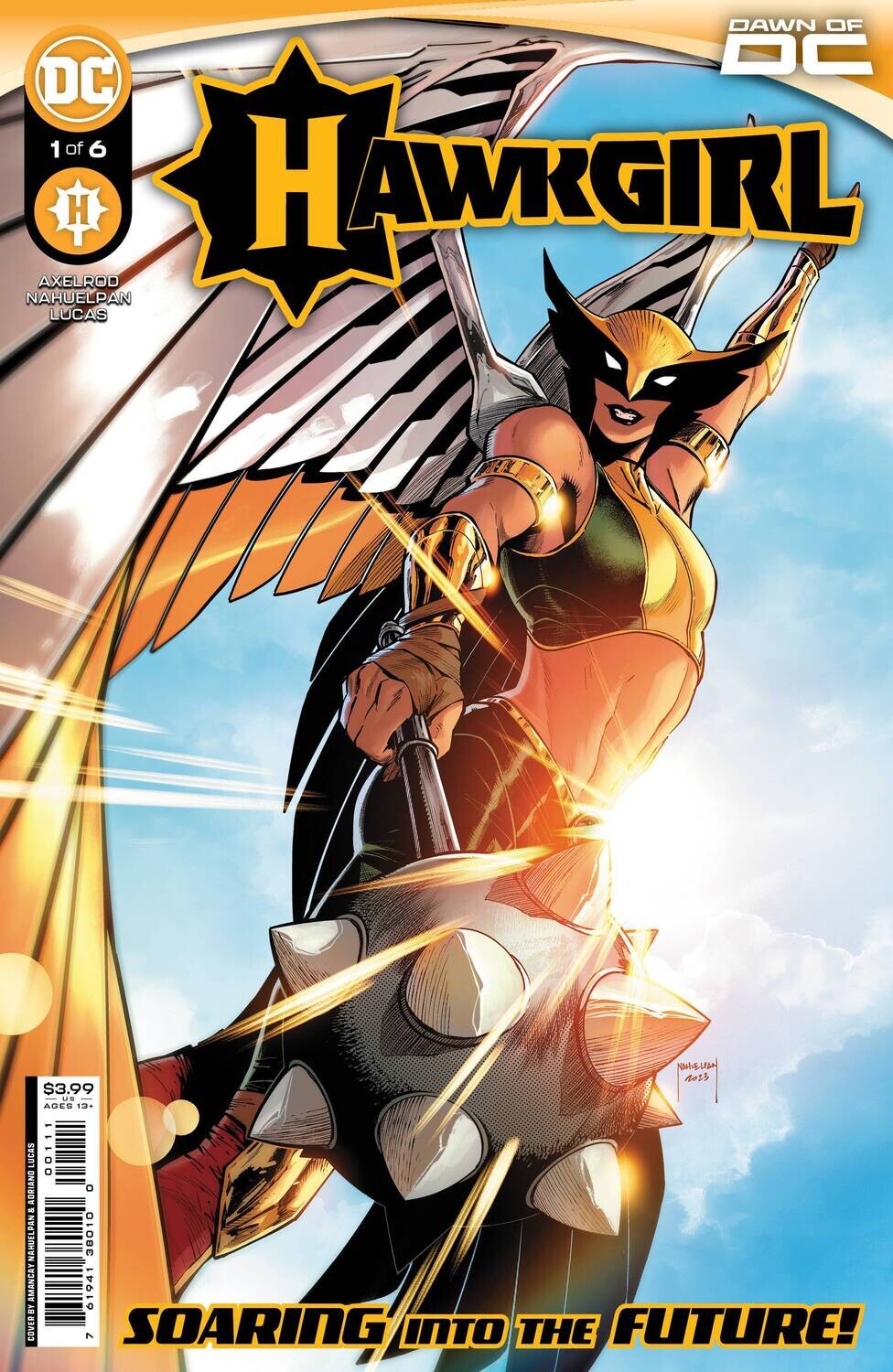 HAWKGIRL #1 (OF 6) CVR A AMANCAY NAHUELPAN
DC COMICS
(19th July 2023)