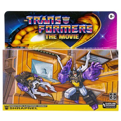Transformers Retro The Transformers: The Movie Shrapnel Action Figure