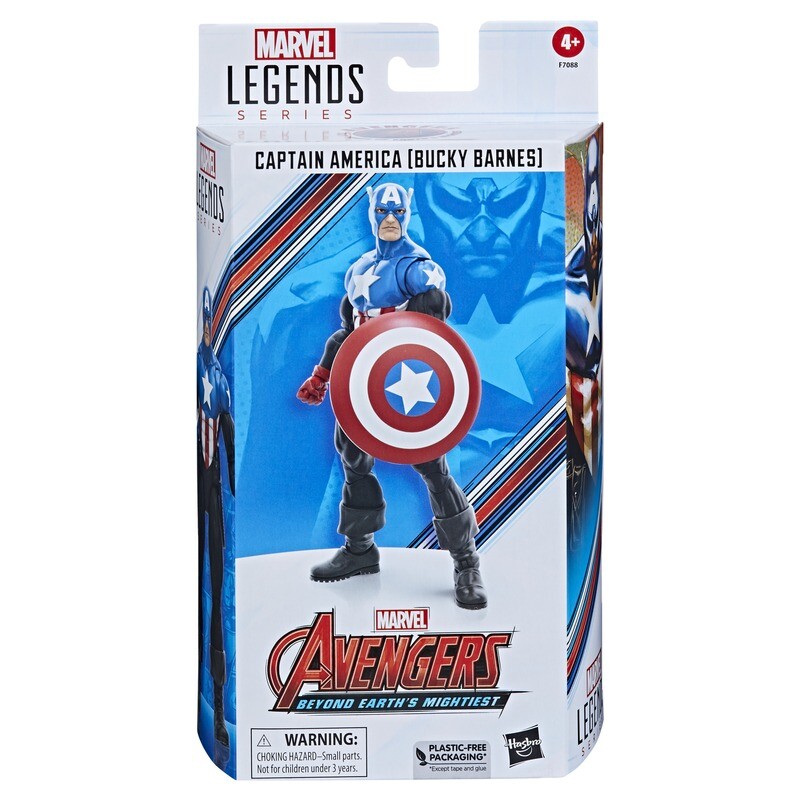 Marvel Legends Avengers 60th Anniversary 6" Captain America (Bucky Barnes) Action Figure