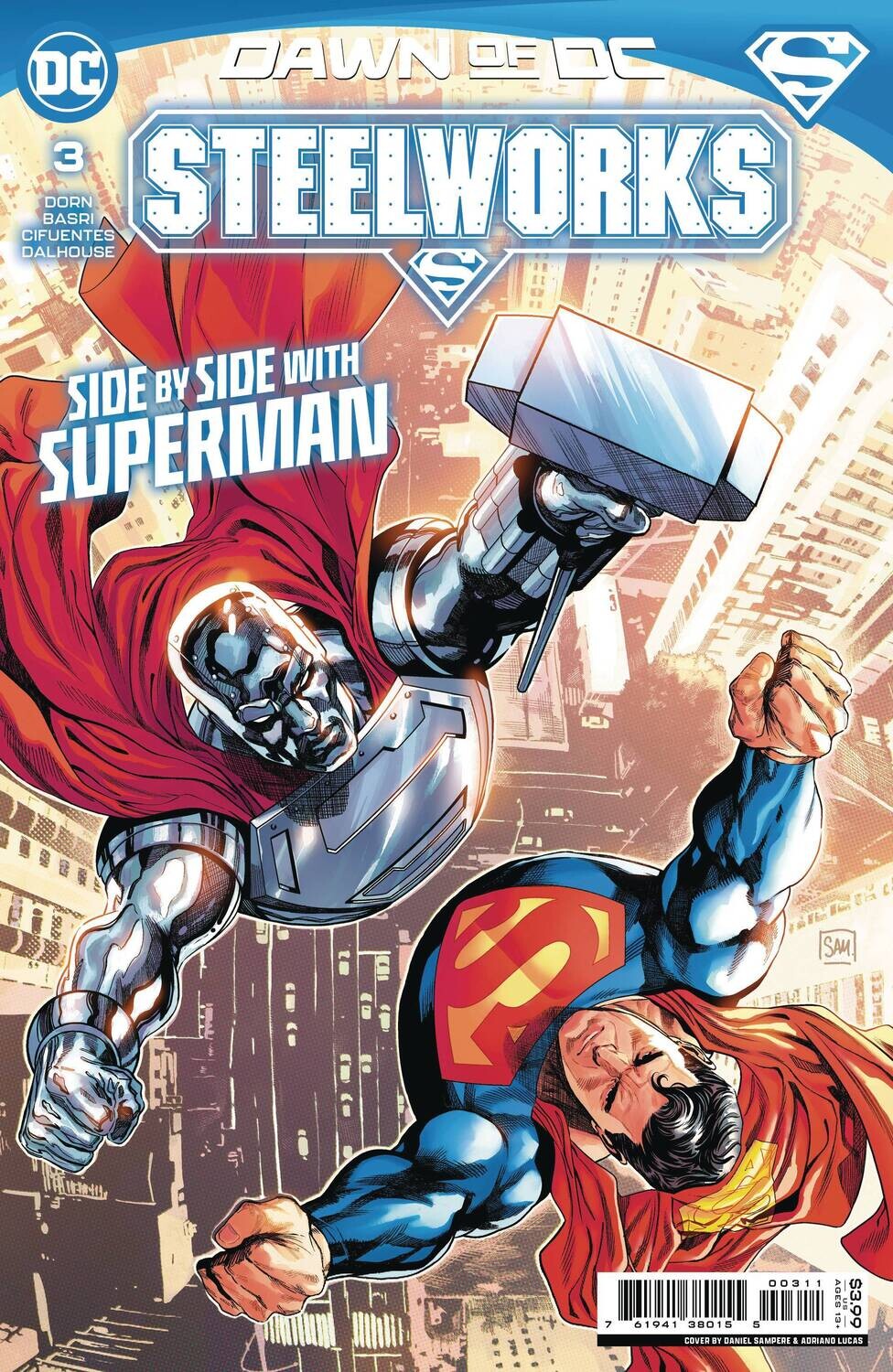 STEELWORKS #3 (OF 6) CVR A DANIEL SAMPERE
DC COMICS
(2nd August 2023)