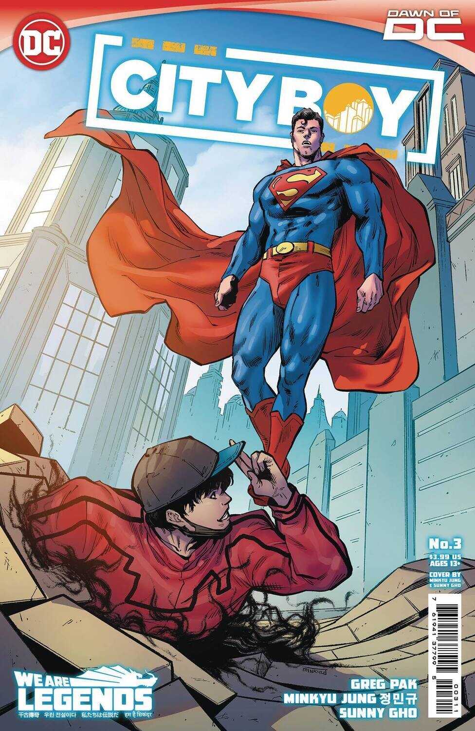 CITY BOY #3 (OF 6) CVR A MINKYU JUNG
DC COMICS
(2nd August 2023)