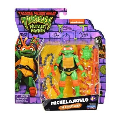 PLAYMATES TMNT Mutant Mayhem Michelangelo Figure