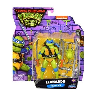 PLAYMATES TMNT Mutant Mayhem Leonardo Figure