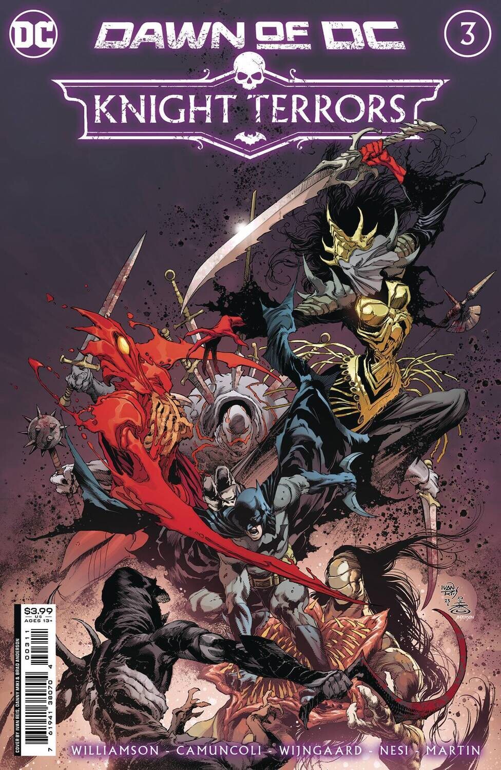 KNIGHT TERRORS #3 (OF 4) CVR A IVAN REIS & DANNY MIKI
DC COMICS
(9th August 2023)