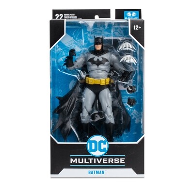 MCFARLANE TOYS 7" DC MULTIVERSE Black & Grey Batman (Hush)