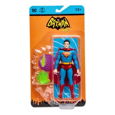 **DAMAGED PACKAGING ONLY** McFarlane Toys - BATMAN 1966 - RETRO Superman (Comic) Action Figure