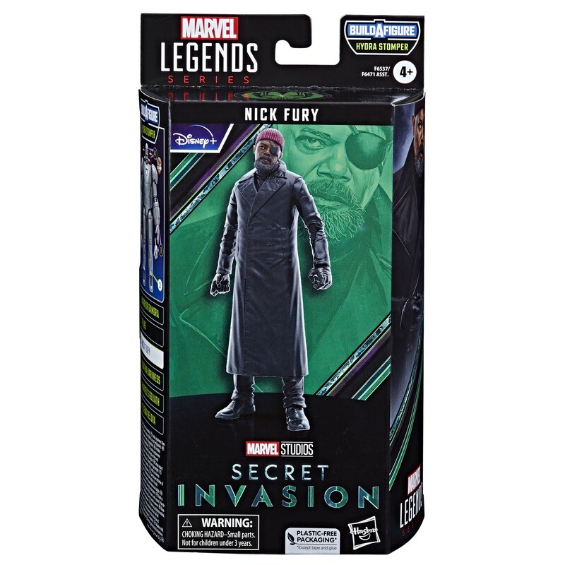 Marvel Legends 6" Disney Plus Wave 5 Nick Fury (HYDRA STOMPER BAF)