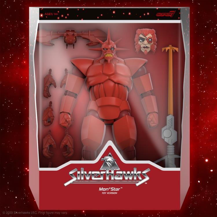 Super7 SilverHawks Ultimates WAVE 4 Mon Star (TOY VERSION)