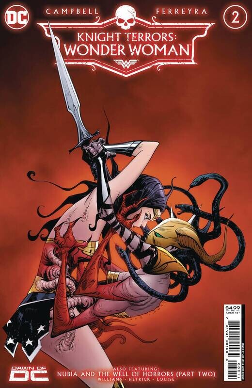 KNIGHT TERRORS WONDER WOMAN #2 (OF 2) CVR A JAE LEE
DC COMICS
(16th August 2023)