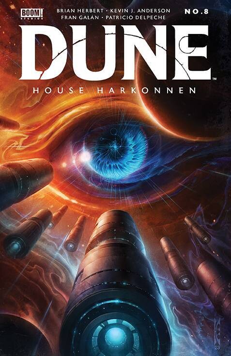 DUNE HOUSE HARKONNEN #8 (OF 12) CVR A SWANLAND (MR)
BOOM! STUDIOS COMICS
(16th August 2023)