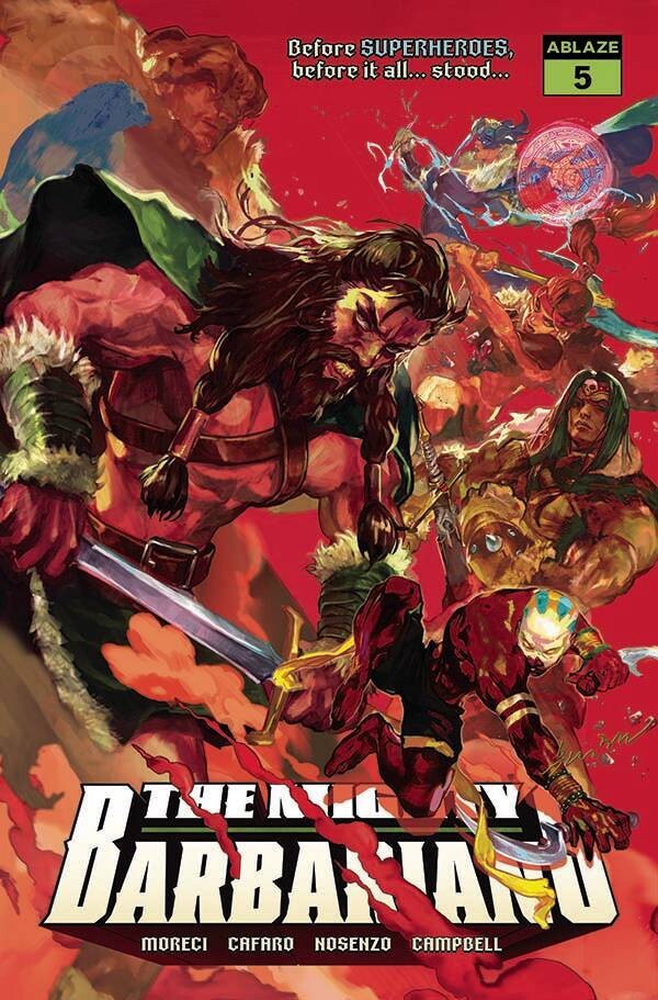 MIGHTY BARBARIANS #5 CVR A SUNGHAN YUNE (MR)
ABLAZE PUBLISHING
(23rd August 2023)
