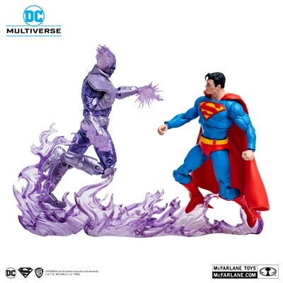 MCFARLANE TOYS DC MULTIVERSE ATOMIC SKULL VS. SUPERMAN 2-PACK (GOLD LABEL)