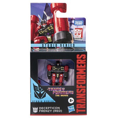 Transformers Studio Series Core Class The Transformers: The Movie Decepticon Frenzy (Red)