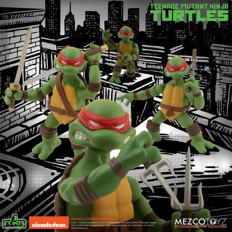 MEZCO 5 POINTS Teenage Mutant Ninja Turtles Deluxe set