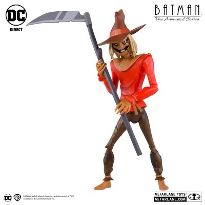 DC DIRECT COLLECTIBLES 6" BATMAN THE ANIMATED SERIES SCARECROW (CONDIMENT KING BAF)