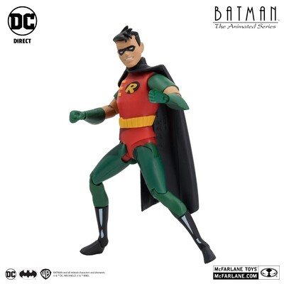 DC DIRECT COLLECTIBLES 6" BATMAN THE ANIMATED SERIES ROBIN (CONDIMENT KING BAF)
