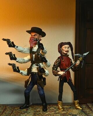**PRE ORDER** NECA Puppet Master Ultimate Six-Shooter & Jester Two-Pack