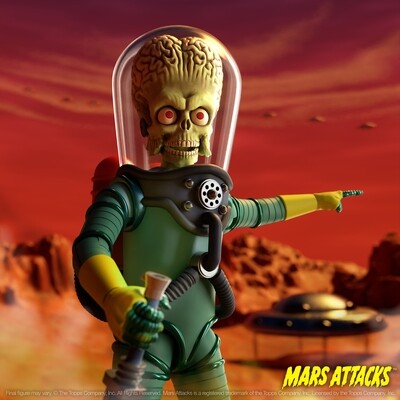 ***PRE ORDER*** Super7 Mars Attacks Wave 1 Ultimate! Martian (Invasion Begins)