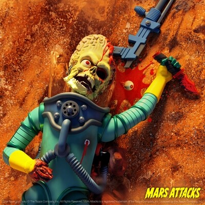 ***PRE ORDER*** Super7 Mars Attacks Wave 1 Ultimate! Martian (Smashing The Enemy)