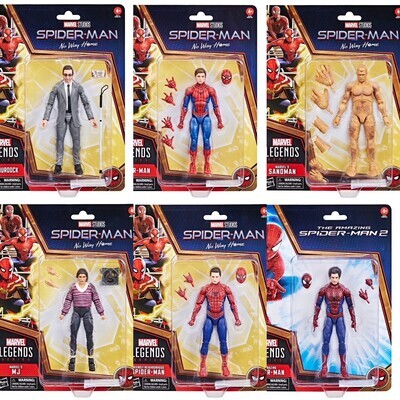 Marvel Legends 6" Spider-Man No Way Home Marvel’s Spider-Man Set of 6 Action Figures