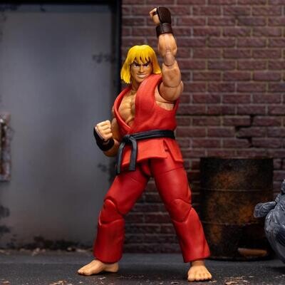 JADA TOYS Ultra Street Fighter II: The Final Challengers Ken 6-Inch Action Figure