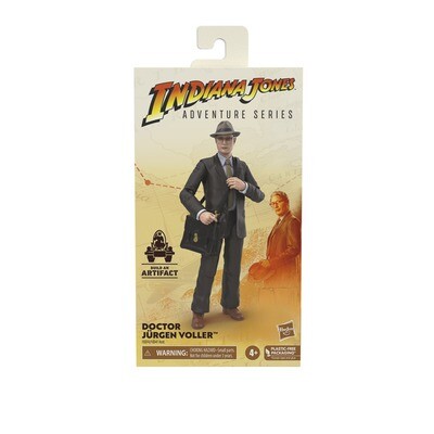Indiana Jones Adventure Series 6" Doctor Jurgen Voller (Dial of Destiny) Action Figure (BAF: Grail Table)