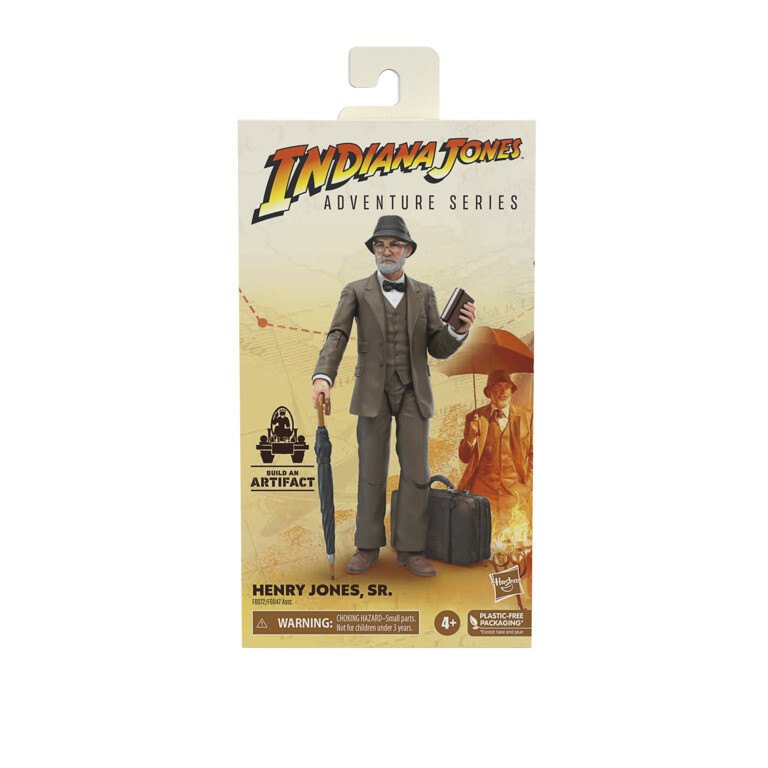 Indiana Jones Adventure Series 6" Henry Jones, Sr. (The Last Crusade) Action Figure (BAF: Grail Table)