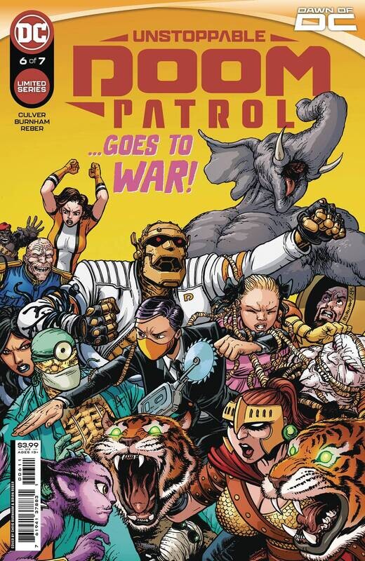 UNSTOPPABLE DOOM PATROL #6 (OF 7) CVR A CHRIS BURNHAM
DC COMICS
(4th October 2023) UNSTOPPABLE DOOM PATROL #6 (OF 7) CVR A CHRIS BURNHAM
DC COMICS
(4th October 2023)