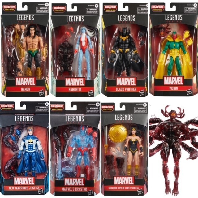 Marvel Legends 6" Avengers Wave - Set of 7 (THE VOID BAF)