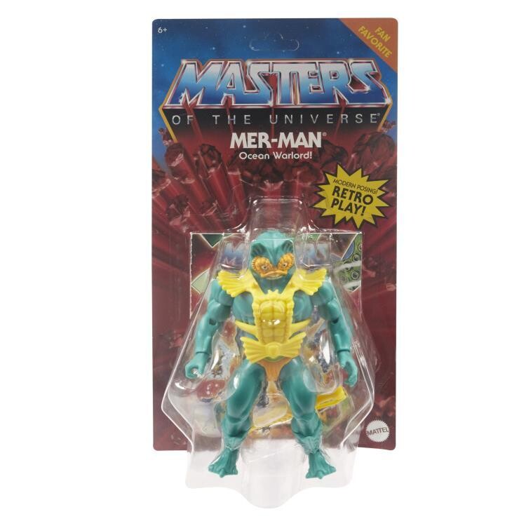 Masters of the Universe Origins  MER MAN (REISSUE) Action Figure (VARIED EU/US CARD)