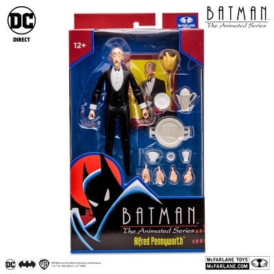 DC DIRECT COLLECTIBLES 6" BATMAN THE ANIMATED SERIES ALFRED PENNYWORTH