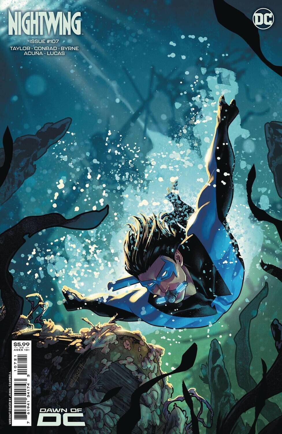 NIGHTWING #107 CVR B JAMAL CAMPBELL CS VAR
DC COMICS
(18th October 2023)
