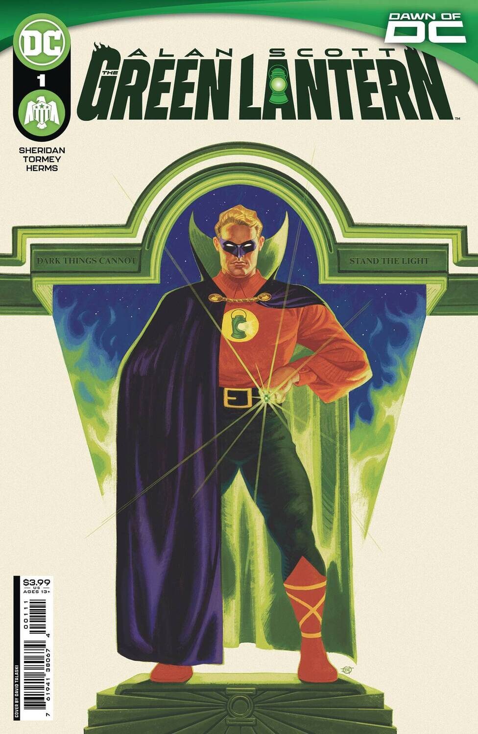 ALAN SCOTT THE GREEN LANTERN #1 (OF 6) CVR A DAVID TALASKI
DC COMICS
(25th October 2023)