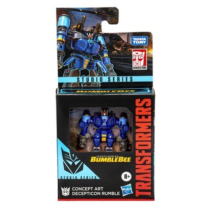 Transformers Studio Series Core Class Transformers: Bumblebee Concept Art Decepticon Rumble