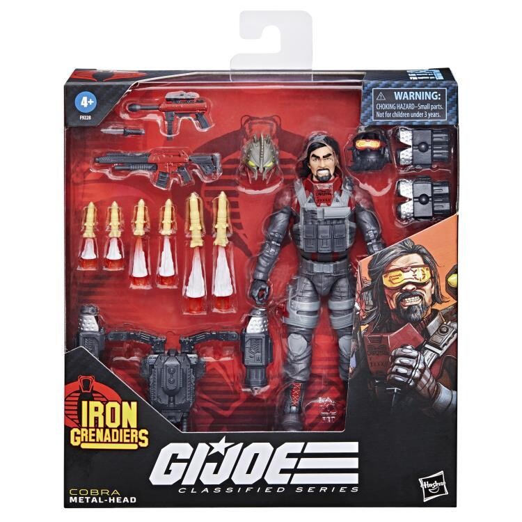 GI JOE Classified Series 6" Deluxe Iron Grenadier Metal-Head Action Figure (IMPORT)