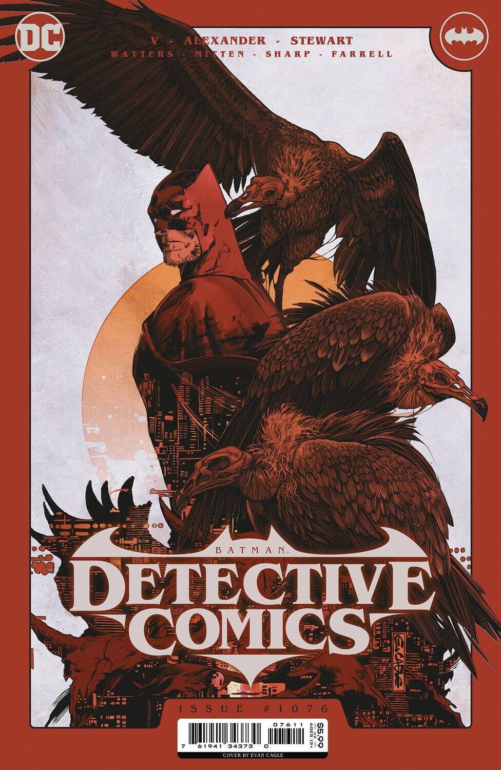 DETECTIVE COMICS #1076 CVR A EVAN CAGLE
DC COMICS
(1st November 2023)