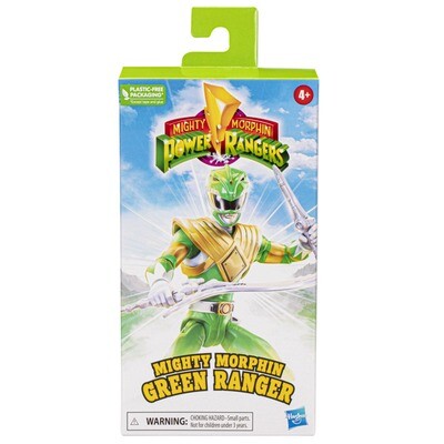 Power Rangers 6" Mighty Morphin VHS Green Ranger