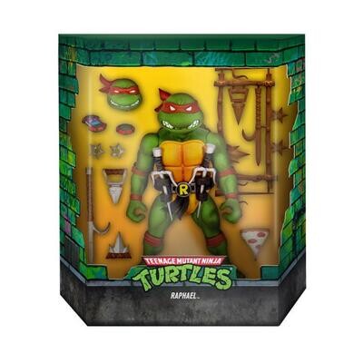 Super7 - TMNT Wave 1 Ultimate - Raphael Figure (Teenage Mutant Ninja Turtles) VER.2