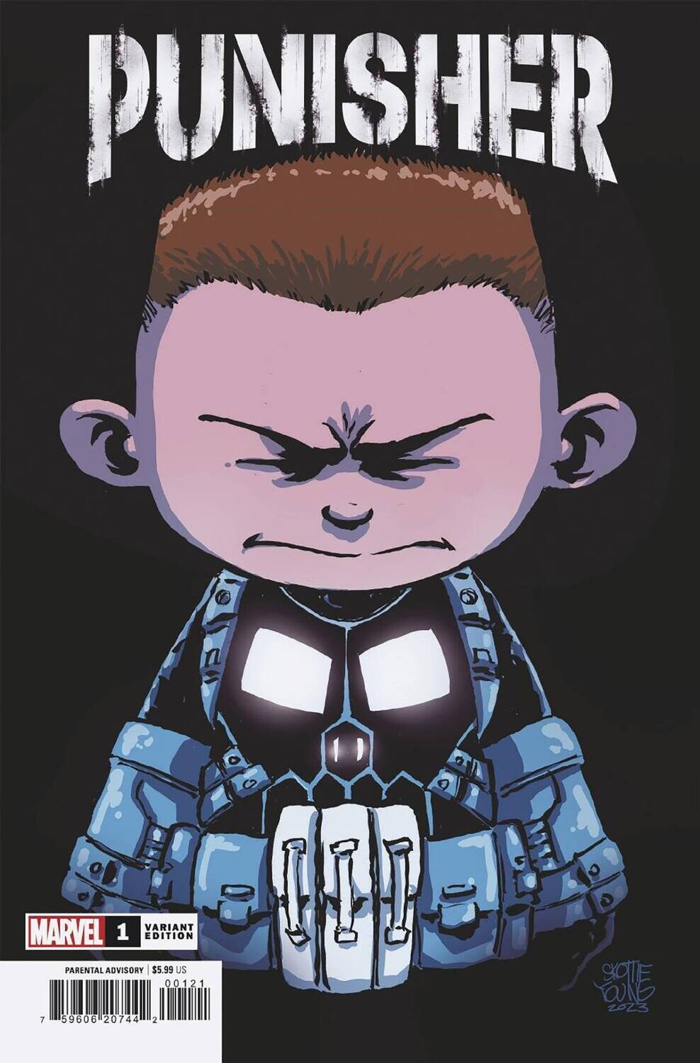 PUNISHER #1 SKOTTIE YOUNG VAR
MARVEL COMICS
(8th November 2023)