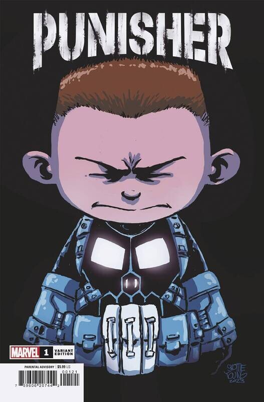 PUNISHER #1 SKOTTIE YOUNG VAR
MARVEL COMICS
(8th November 2023)