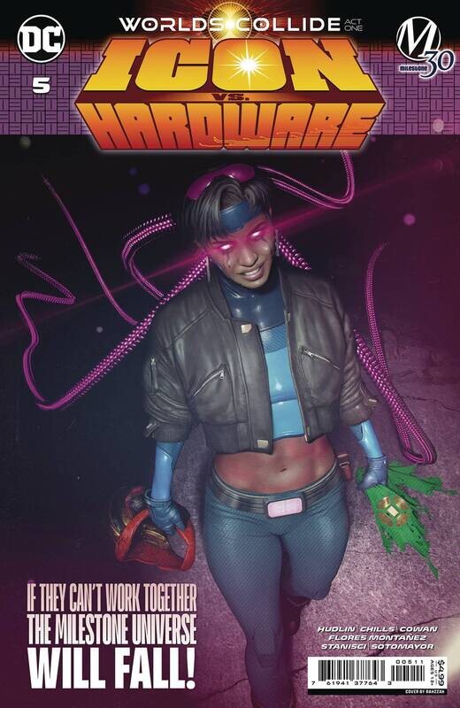 ICON VS HARDWARE #5 (OF 5) CVR A RAHZZAH
DC COMICS
(8th November 2023) ICON VS HARDWARE #5 (OF 5) CVR A RAHZZAH
DC COMICS
(8th November 2023)