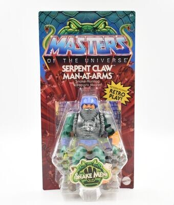 Masters of the Universe Origins SERPENT CLAW MAN AT ARMS Action Figure (VARIED EU/US CARD)